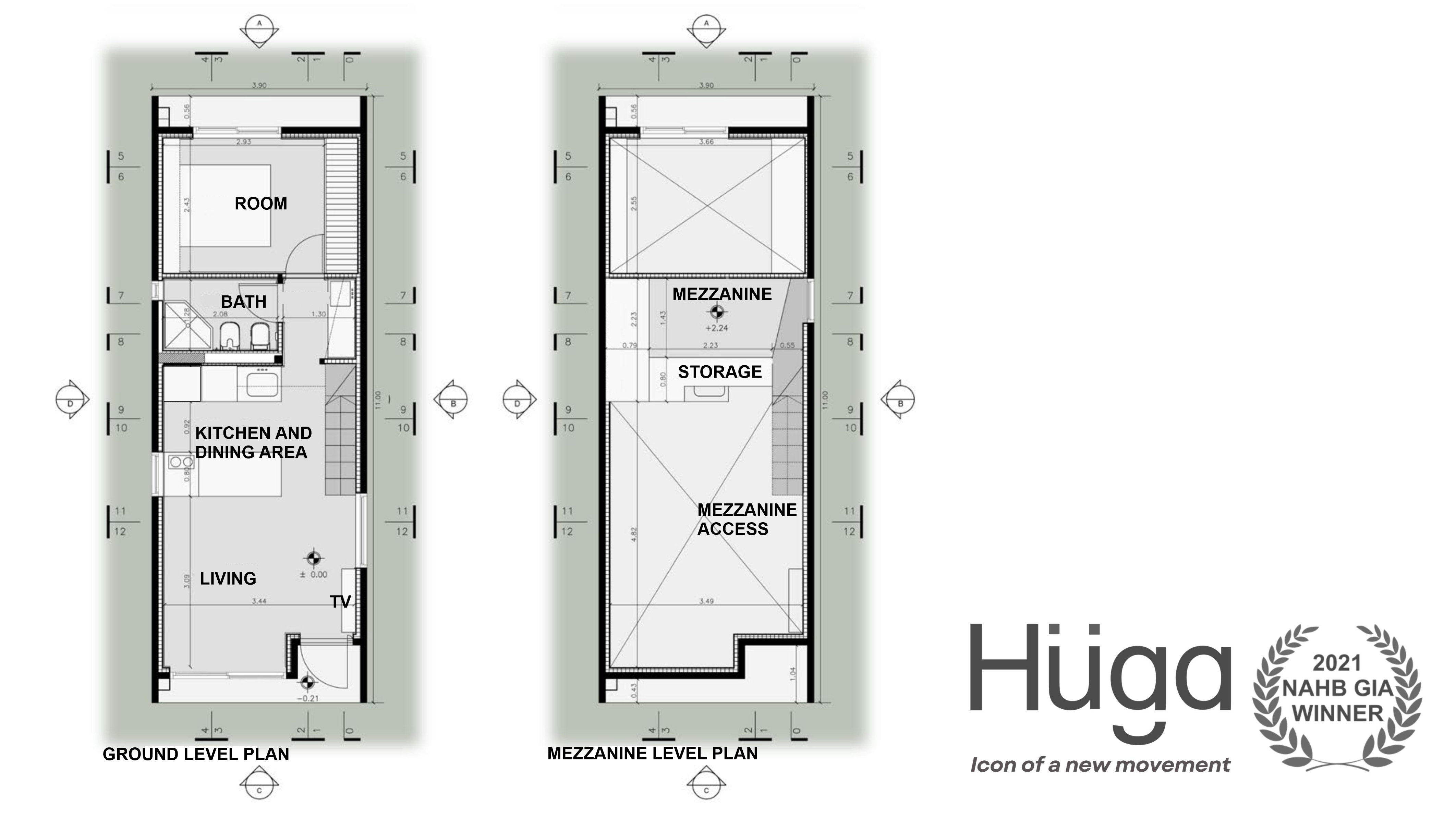 HÜGA FLOOR PLANS ENGLISH